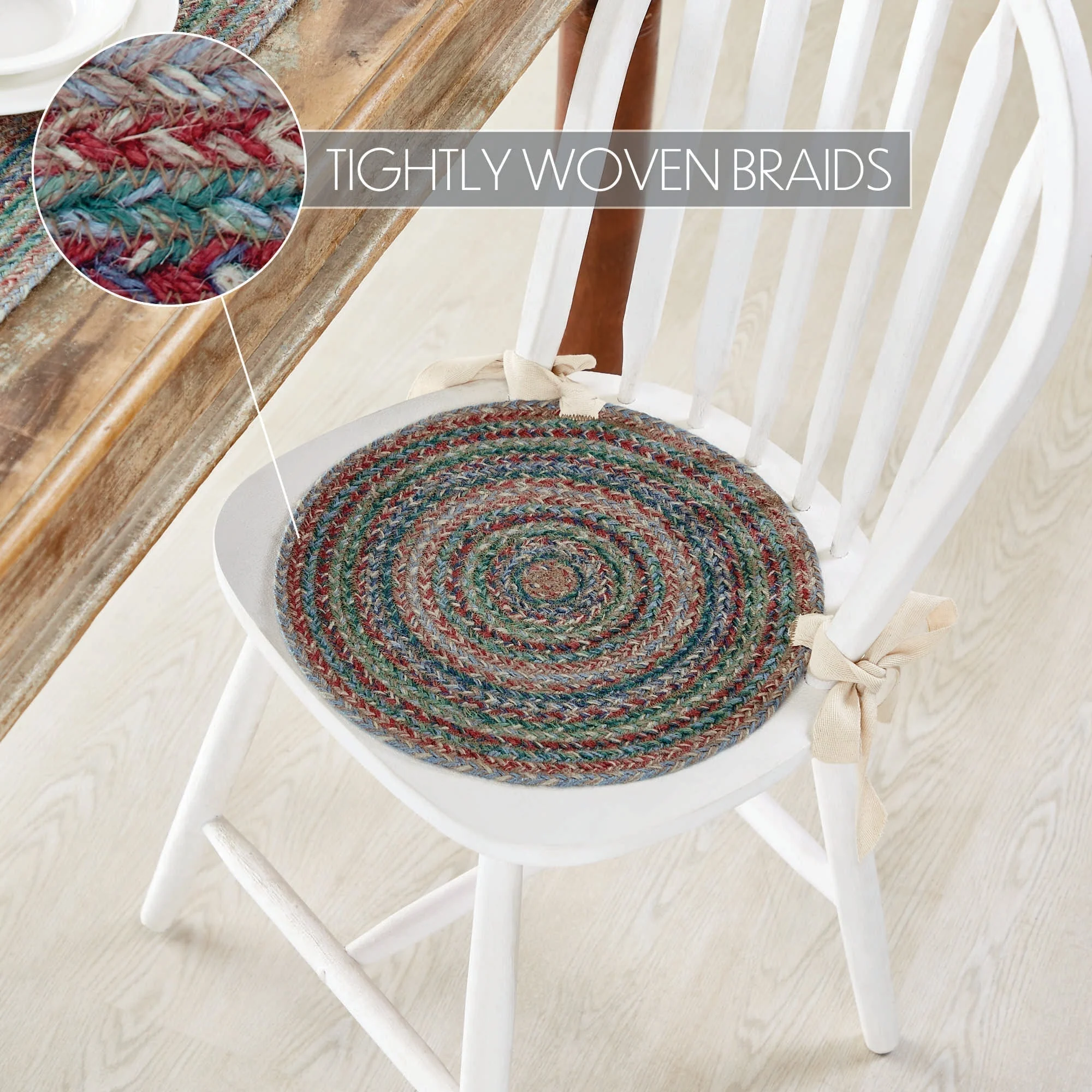 Abigail Braided Chair Pad - Image 3