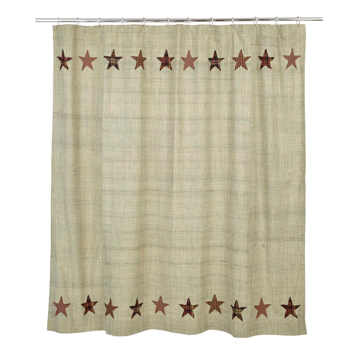 Rustic Star Shower Curtain - Image 5