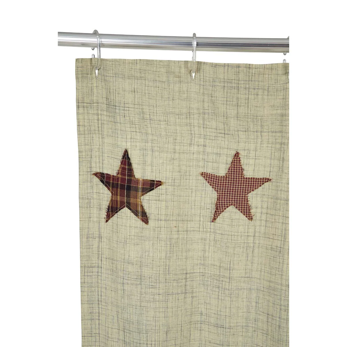Rustic Star Shower Curtain - Image 7