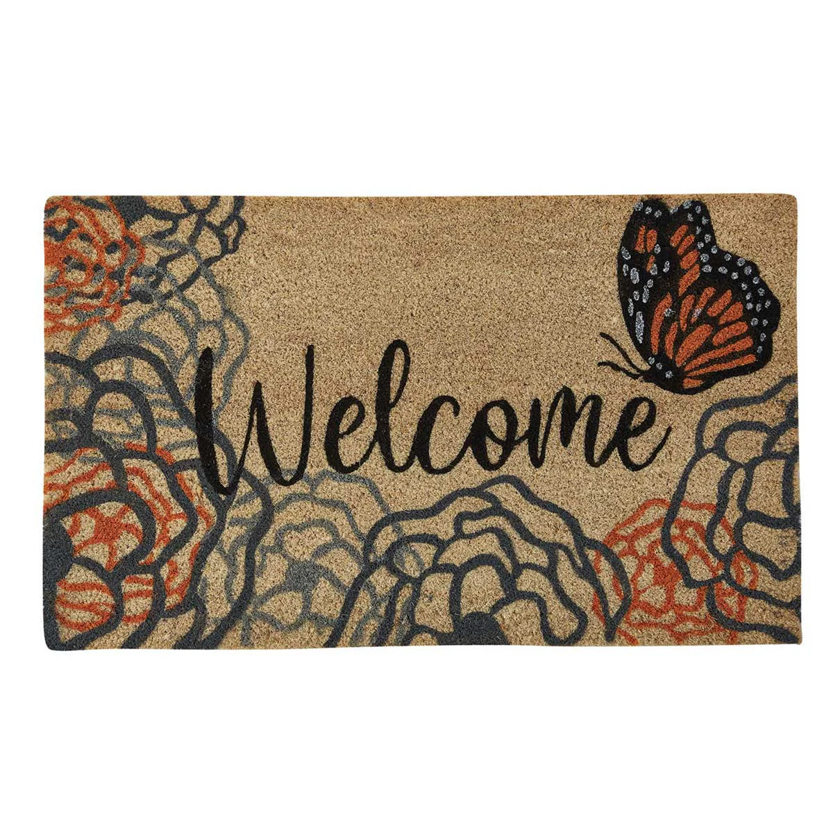 Butterfly Welcome Door Mat - Image 2