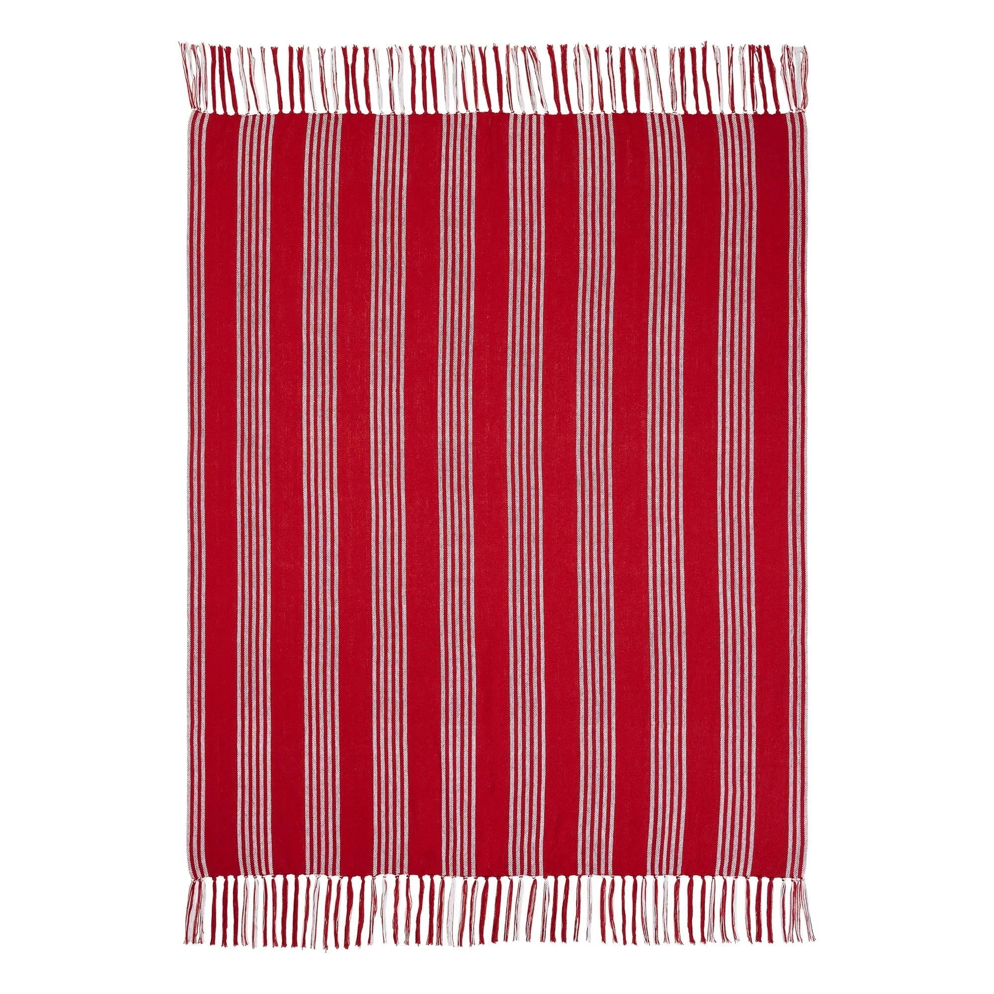 Arrie Red Stripe Throw - Image 3