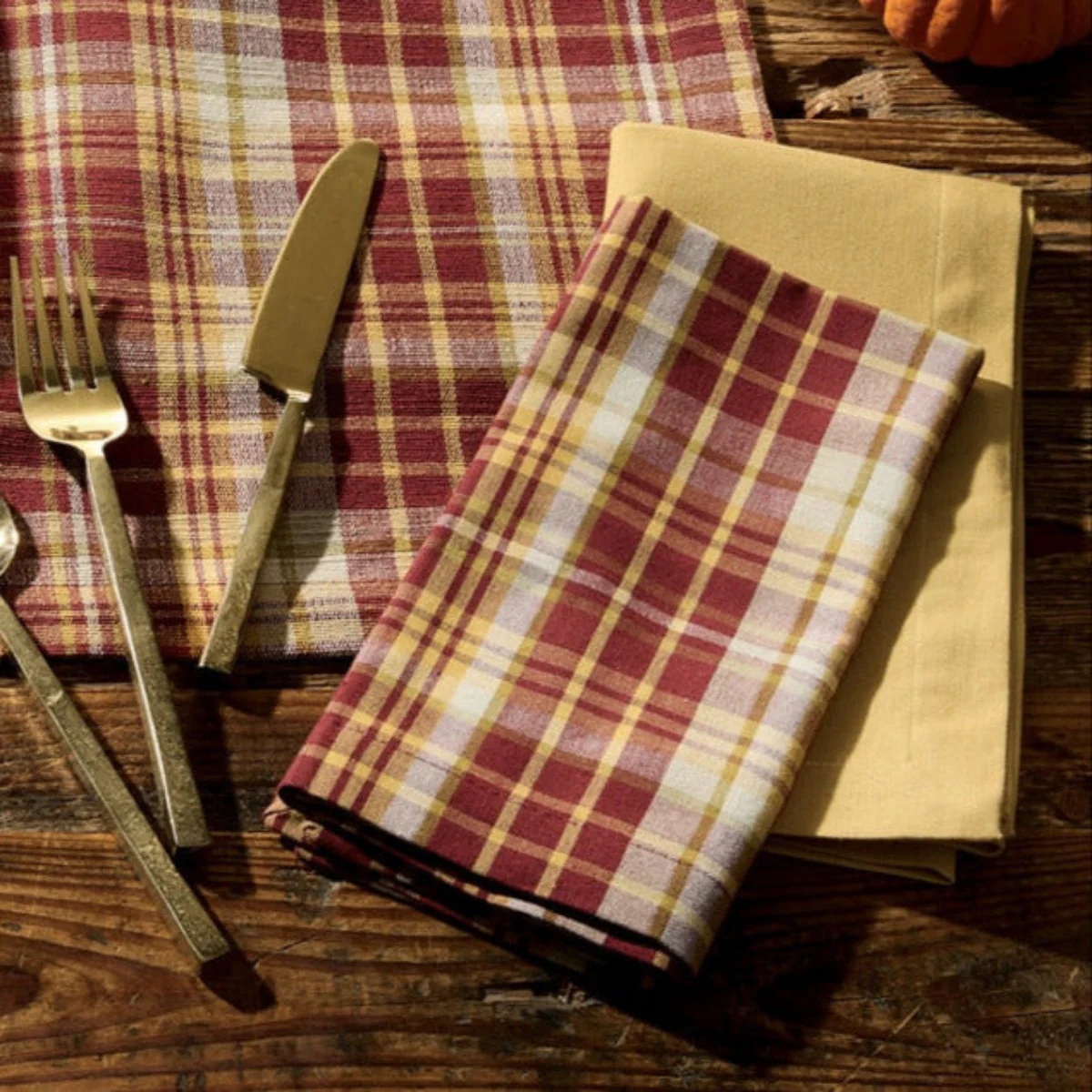 Astrid Plaid Napkins