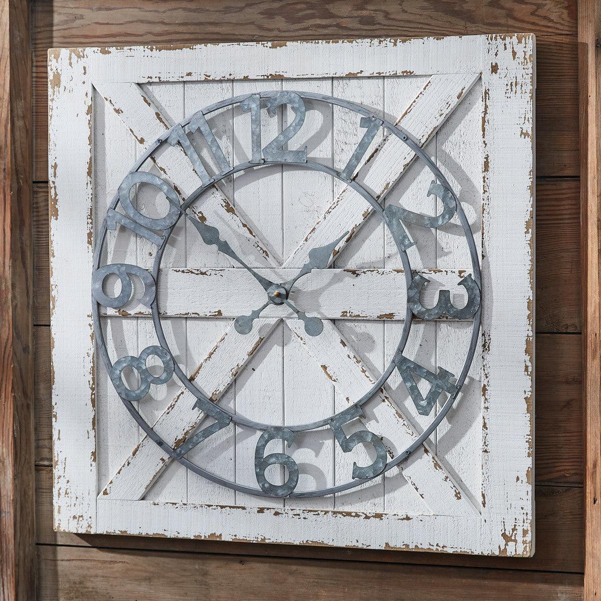 Barn Door Clock