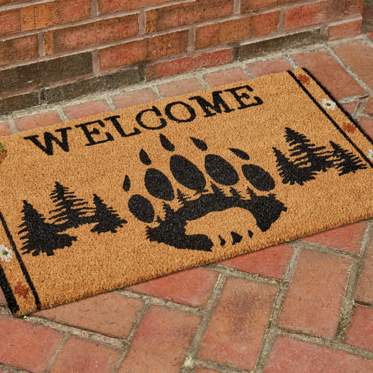 Bear Wilderness Door Mat