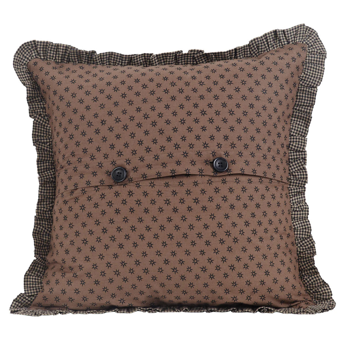 Bingley Star Fabric Pillow with Applique Stars - Image 3