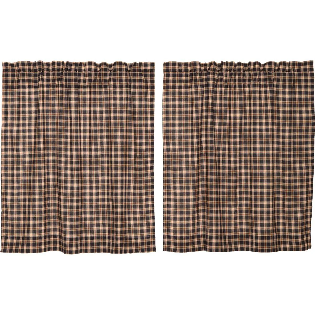 Bingley Star Plaid Tier Curtains 36" - Image 6