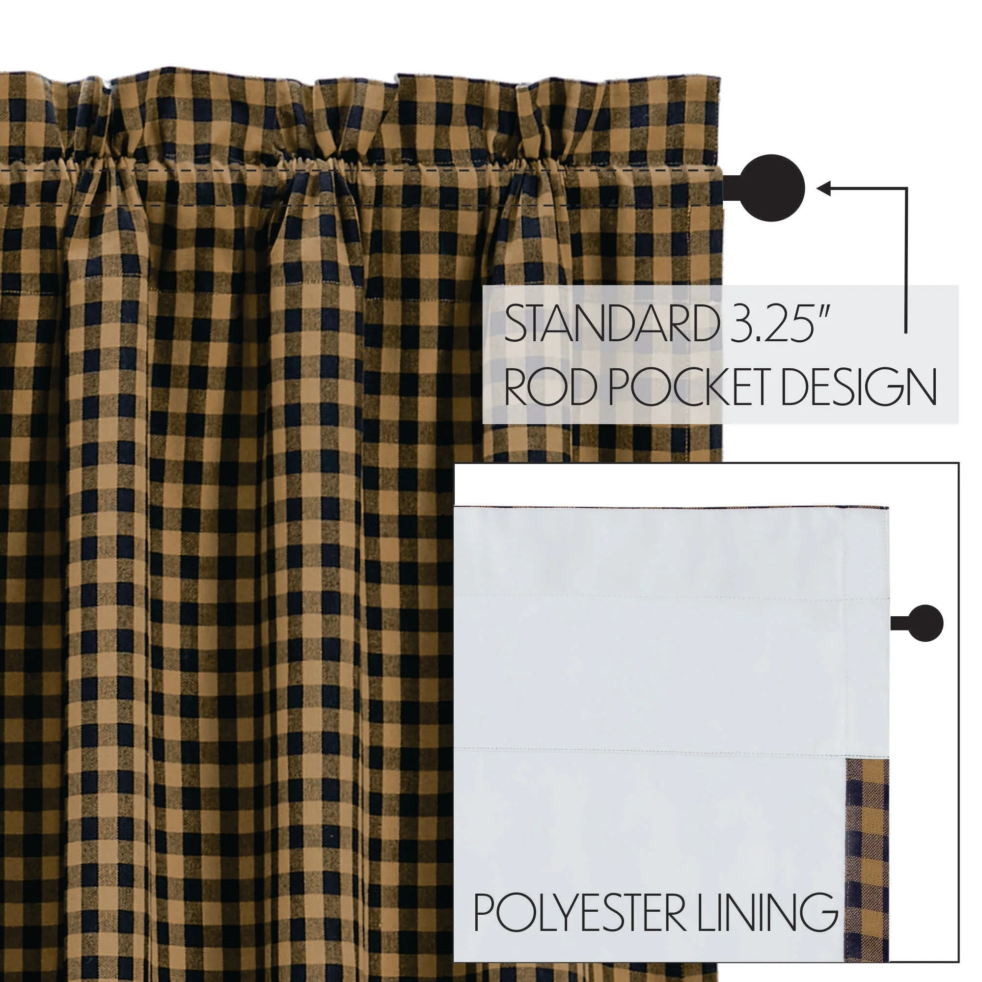 Blackstone Farm Blackout Panel Curtain - Image 4