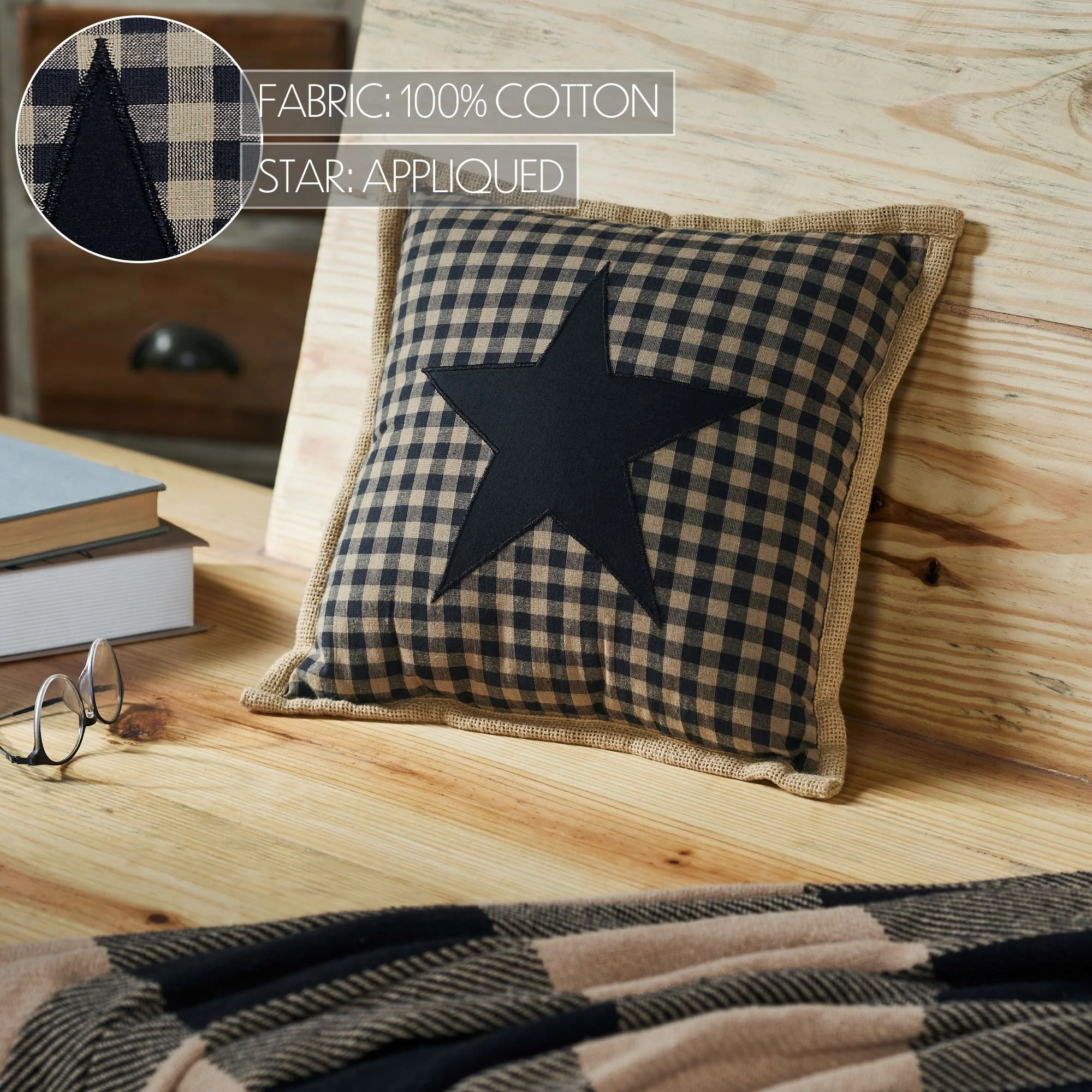 Blackstone Farm Star Pillow 12x12 - Image 4