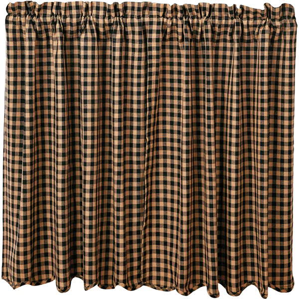 Blackstone Farm Check Tier Curtains 36" - Image 6