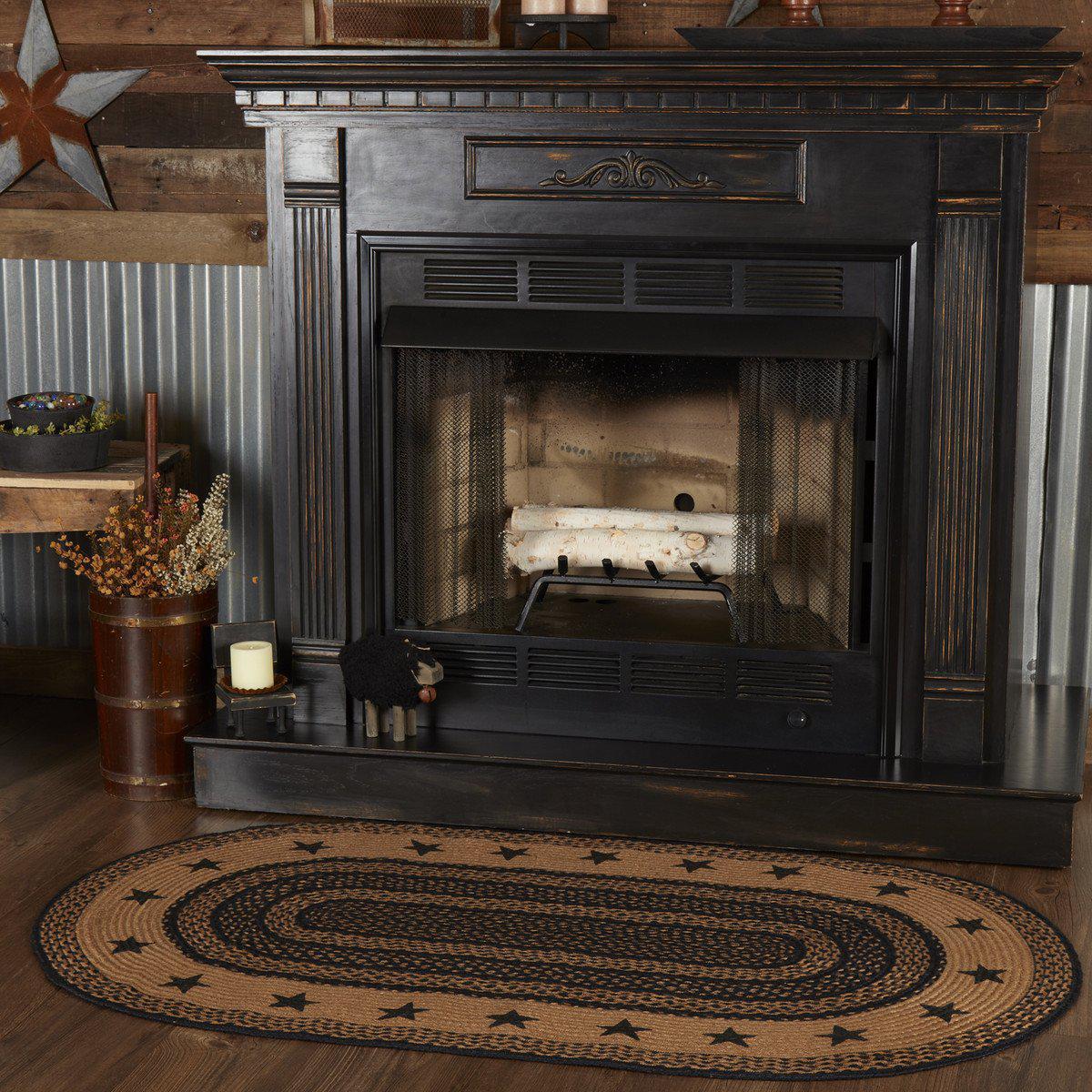Blackstone Farm Star Collection Jute Rugs - Oval - Image 12