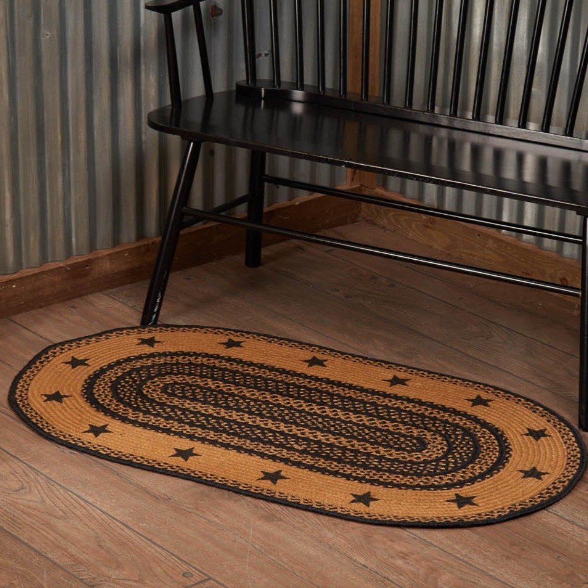 Blackstone Farm Star Collection Jute Rugs - Oval - Image 4