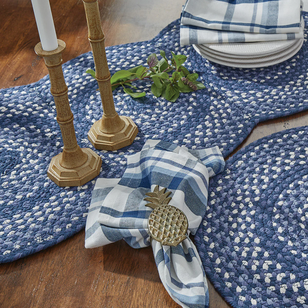 Bluestone Braided Table Runners - Image 2