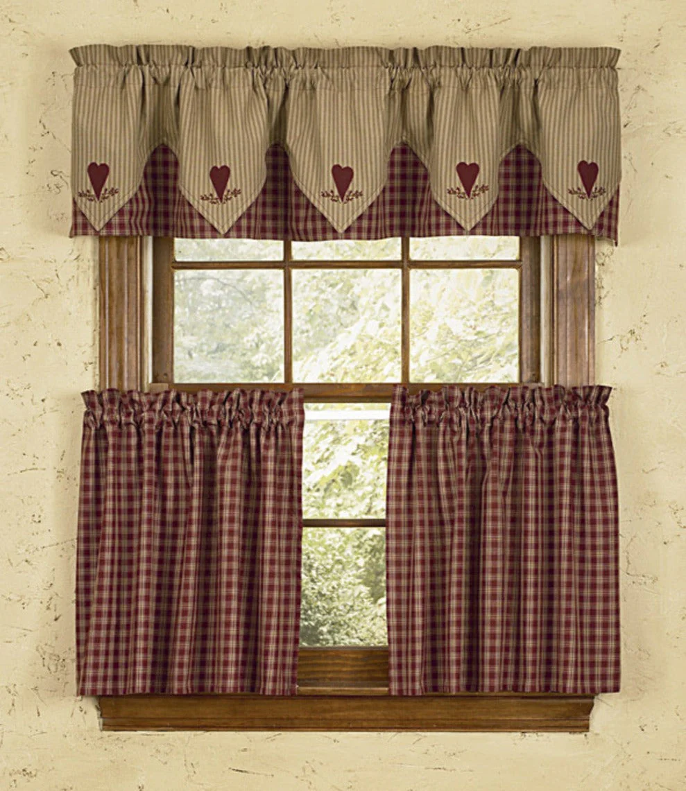 Bridgeton Wine Heart Point Valance - Image 2