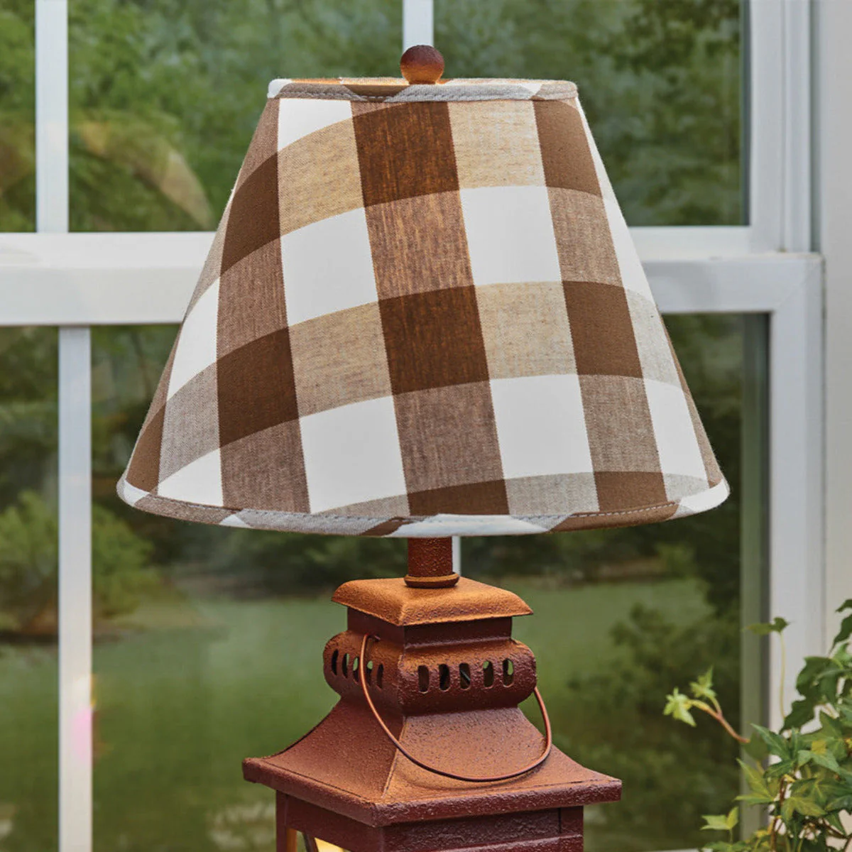 Buffalo Brown Check Lamp Shade - Image 2