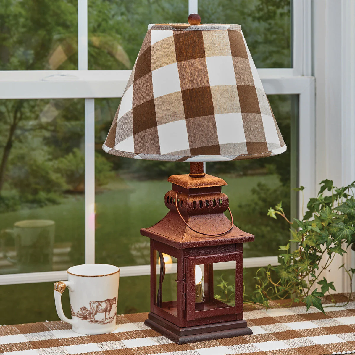 Buffalo Brown Check Lamp Shade - Image 4