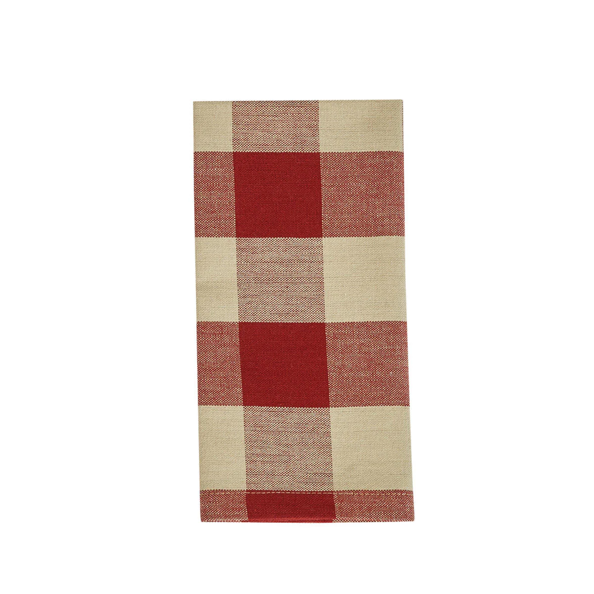 Buffalo Garnet Check Napkins - Image 2