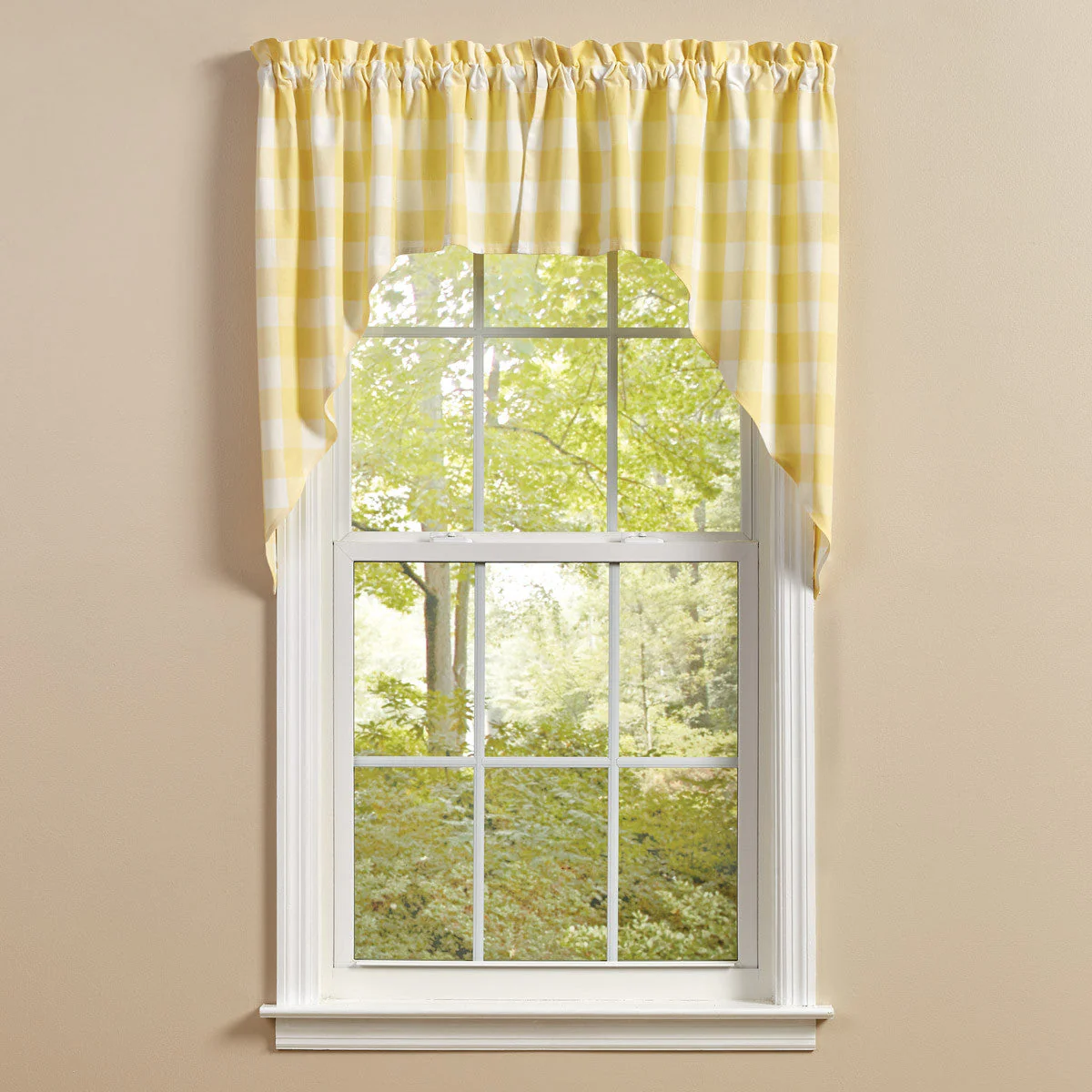 Buffalo Yellow Check Swags - Image 2