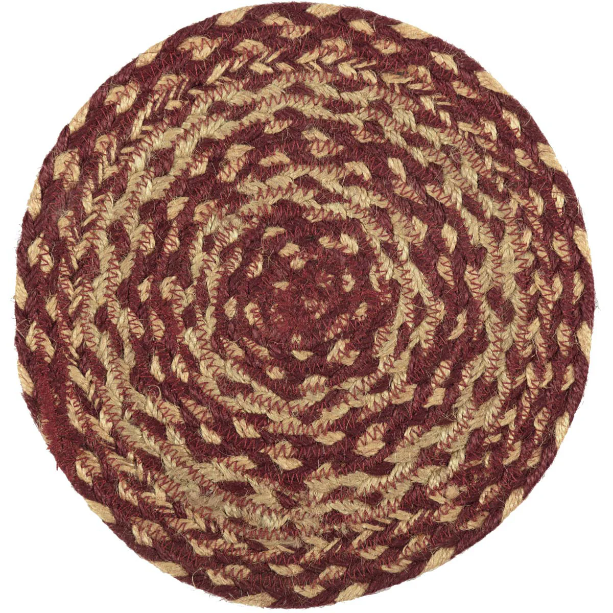 Bedford Burgundy Tan Trivet - Image 2