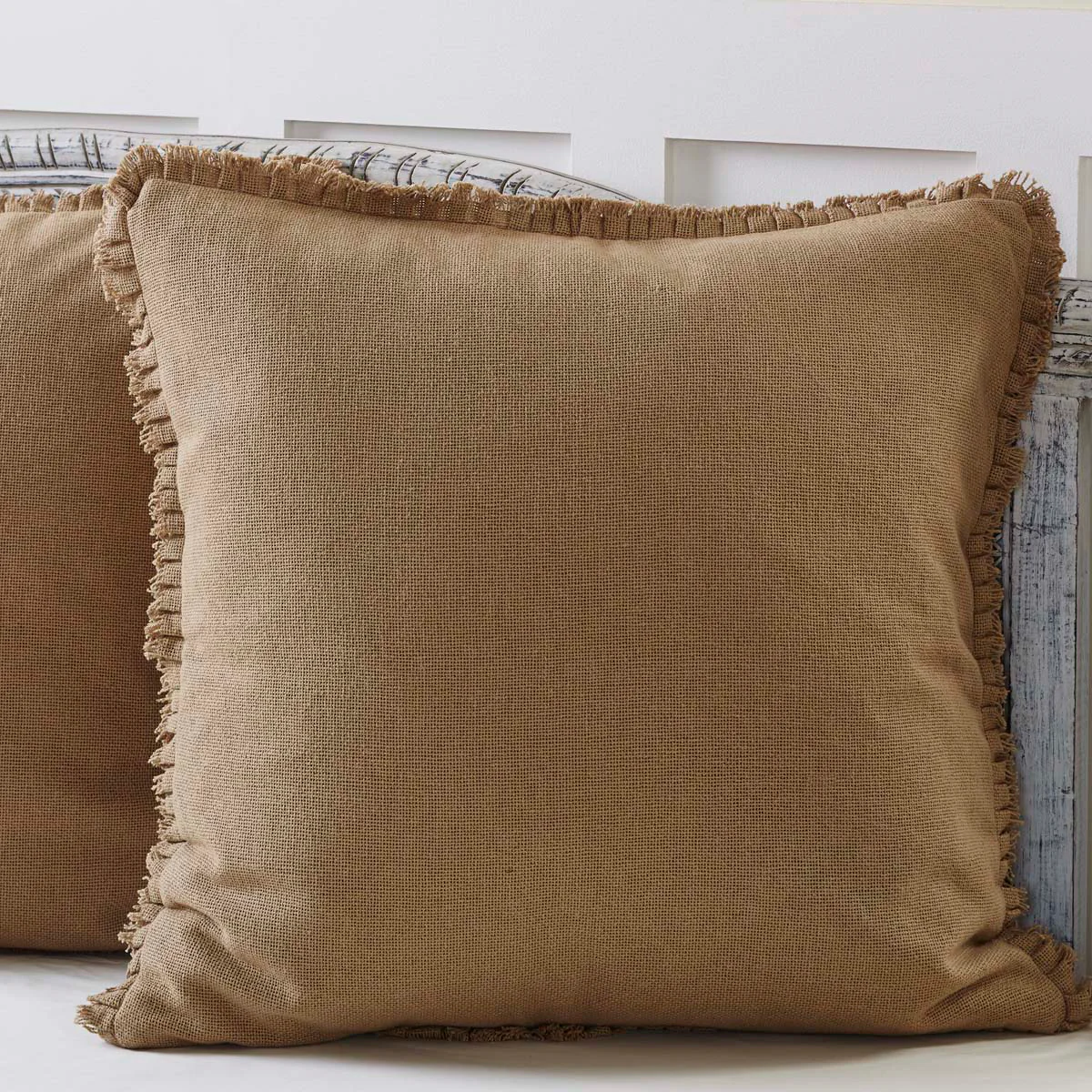 Baxter Burlap Natural Fabric Euro Sham