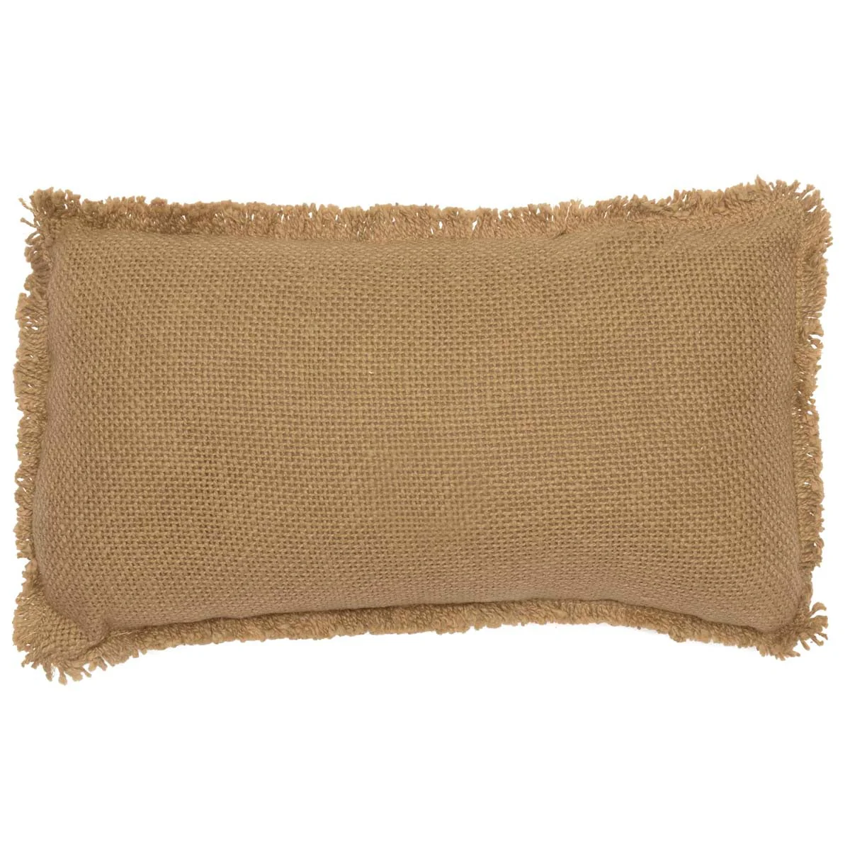 Baxter Burlap Natural Happily Ever After Embroidered Pillow - Image 4