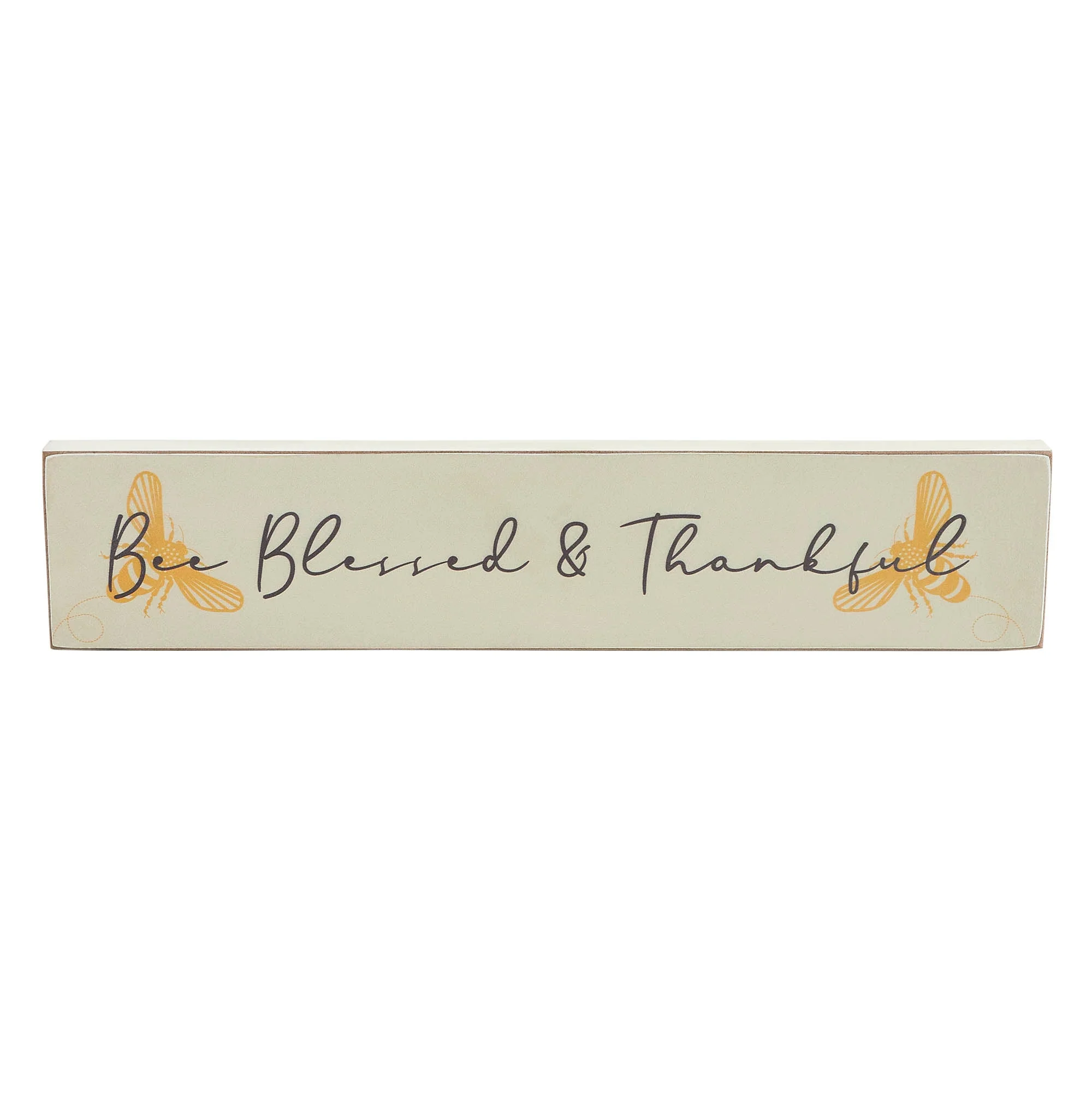 Golden Bees Bee Blessed & Thankful Wall Sign - Image 5