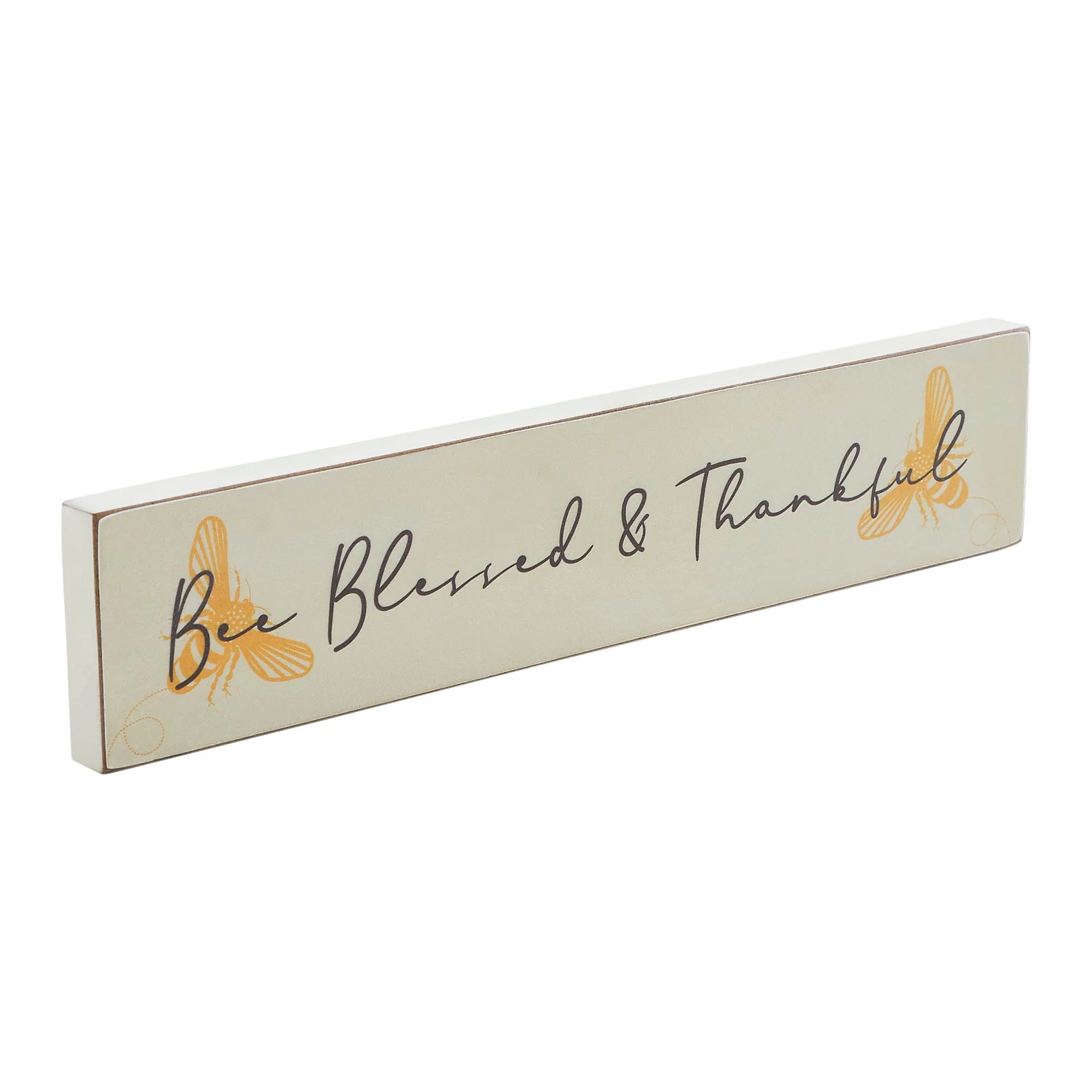 Golden Bees Bee Blessed & Thankful Wall Sign - Image 7