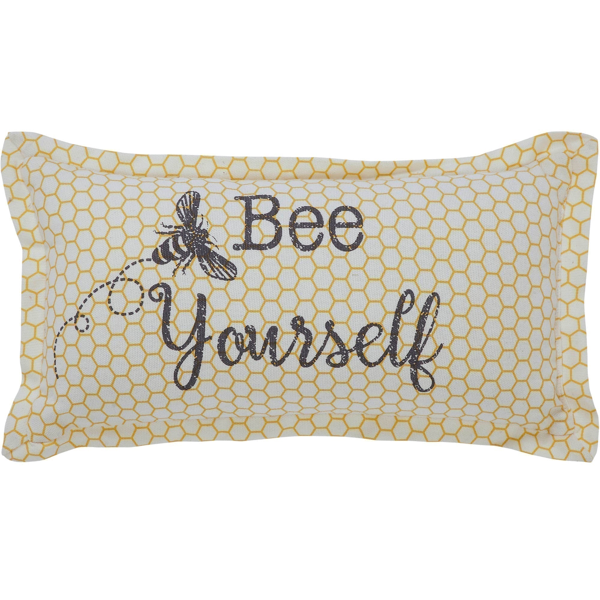 Golden Bees Bee Yourself Pillow - Image 2