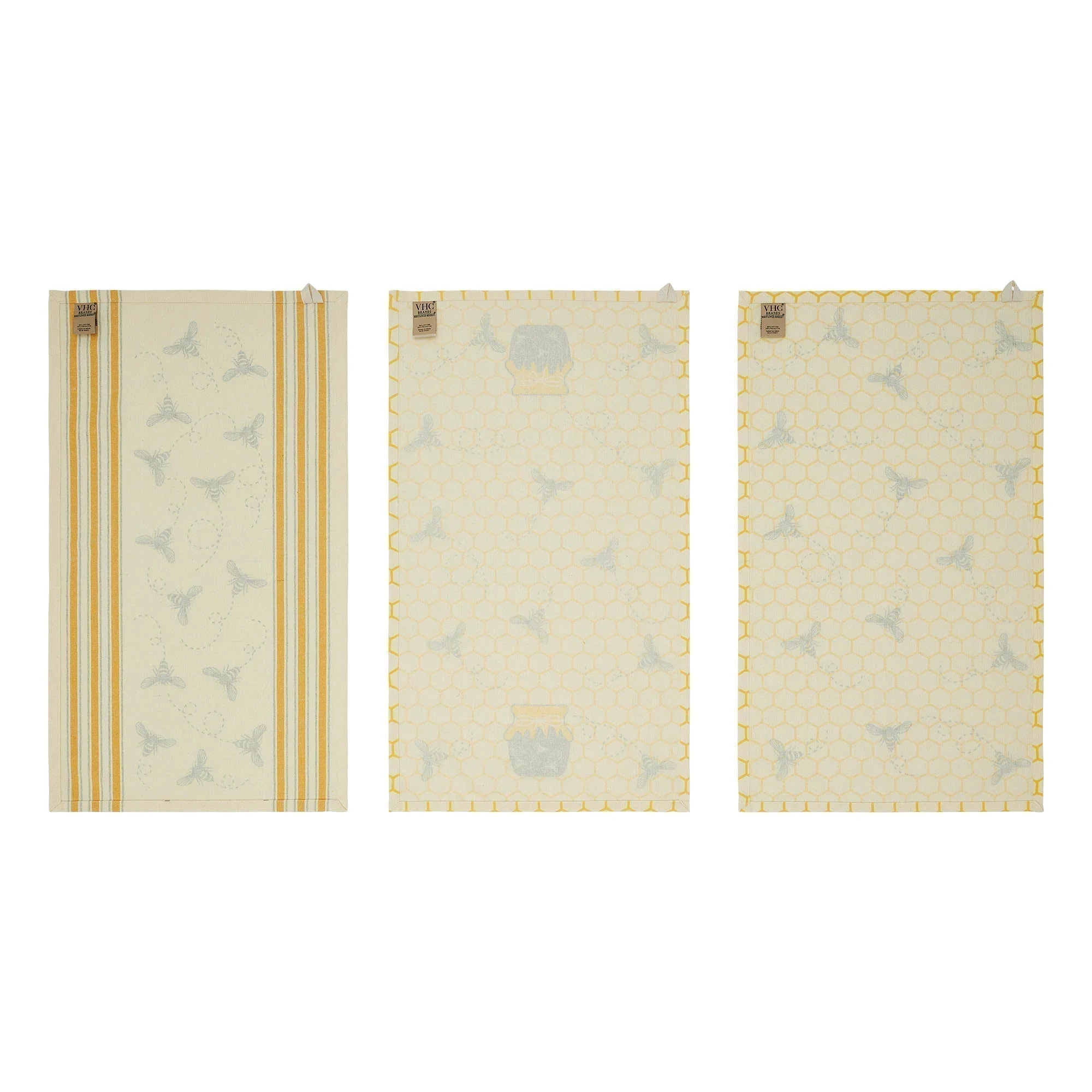 Golden Bees Honeypot Tea Towel Set of 3 - Image 4