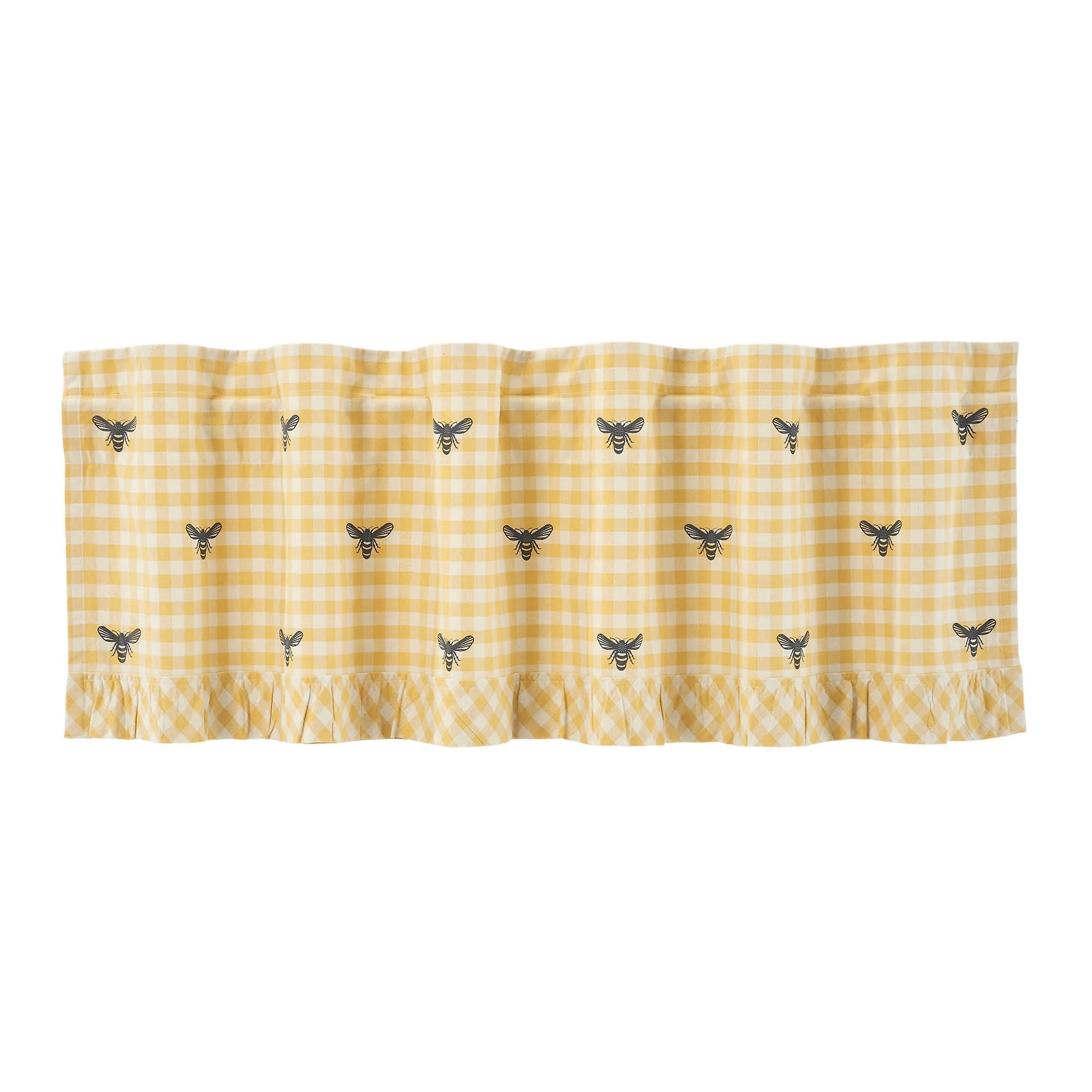 Golden Bees Ruffled Valance - Image 4