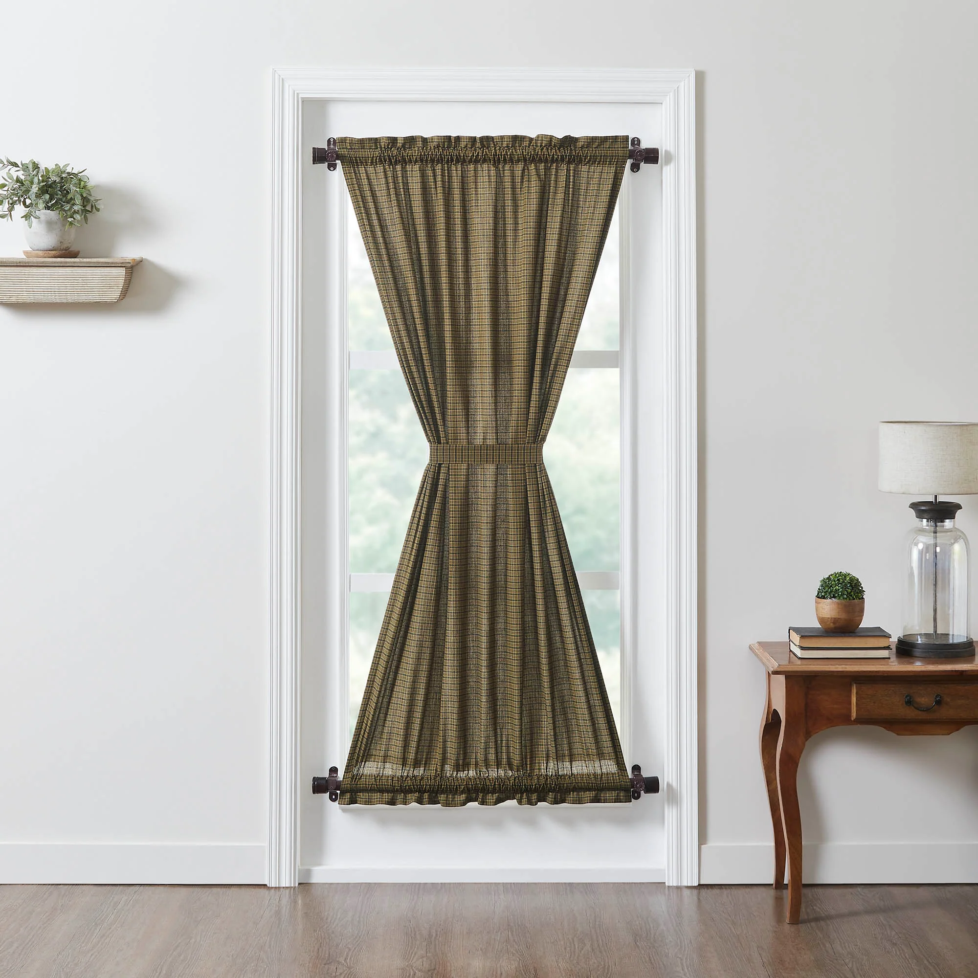Cabin Patch Door Panel Curtain