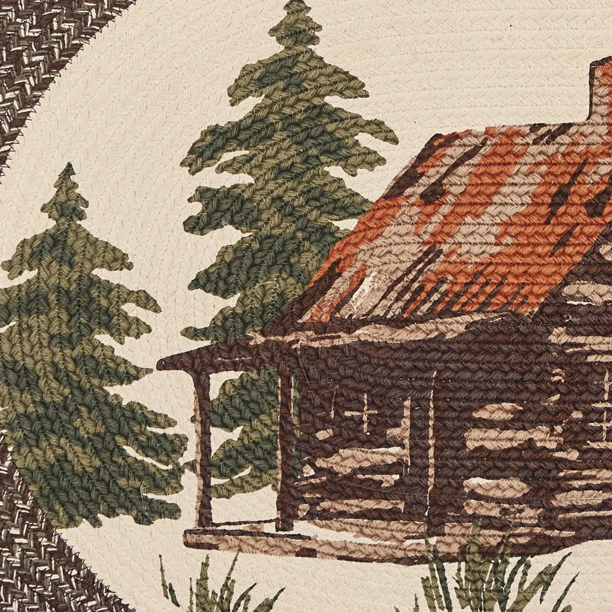 Secluded Cabin Braided Rug - Image 3