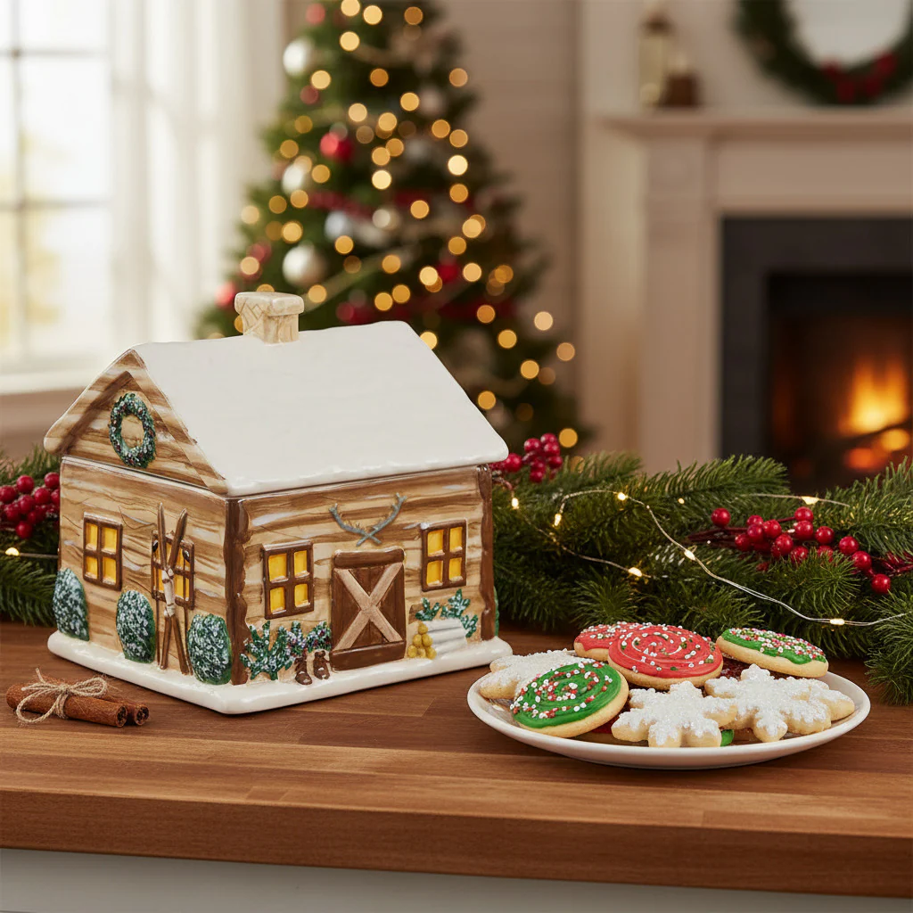 Cabin Sweet Cabin Cookie Jar