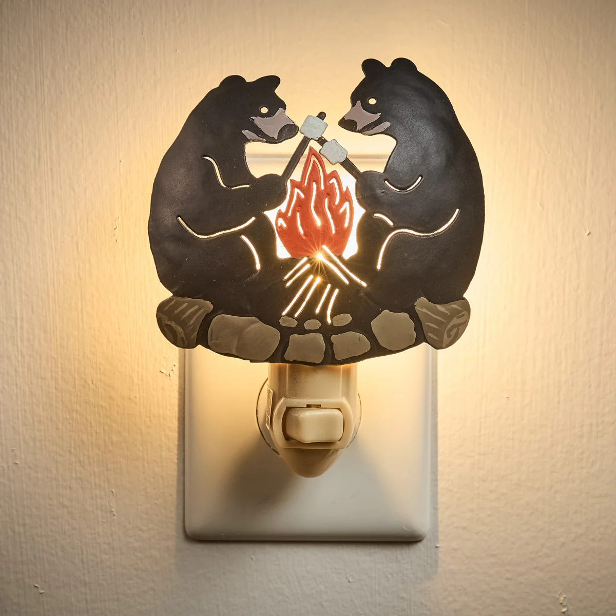 Campfire Bears Night Light