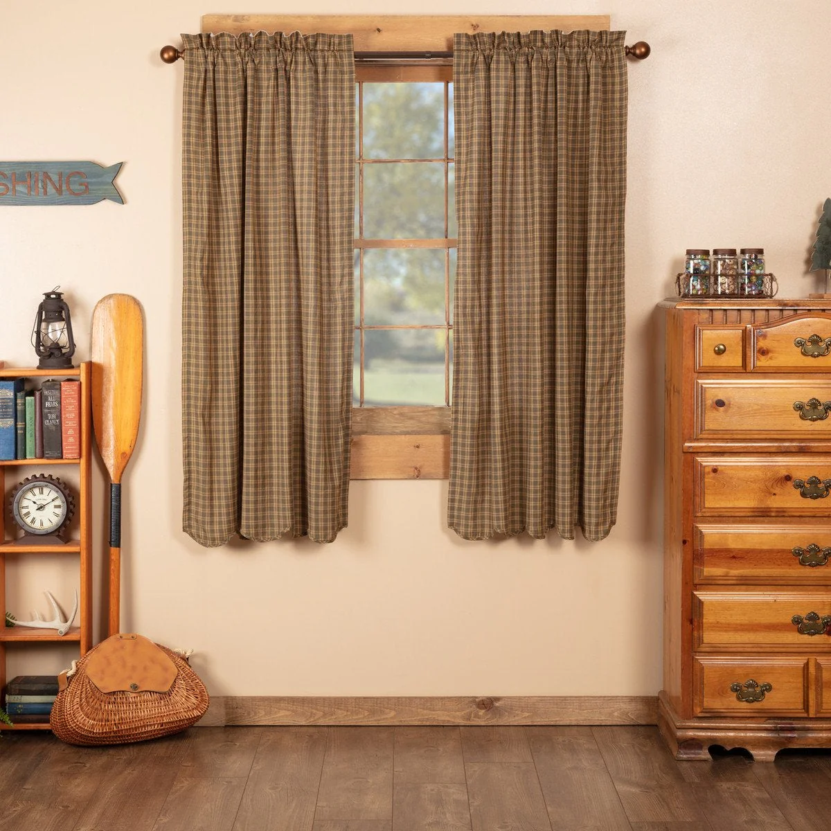 Woodsy Ridge Short Panel Curtains