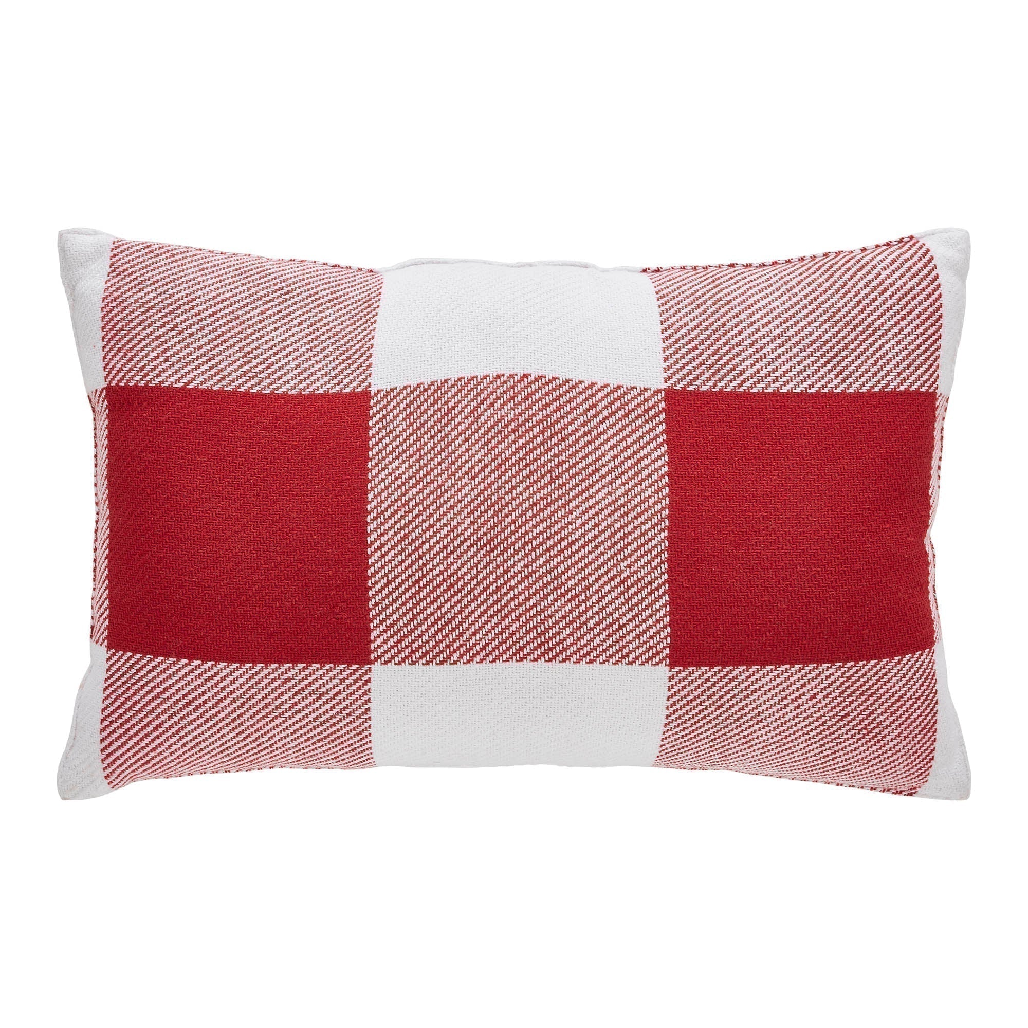 Cherry Ann Check Fringed Pillow - Image 4