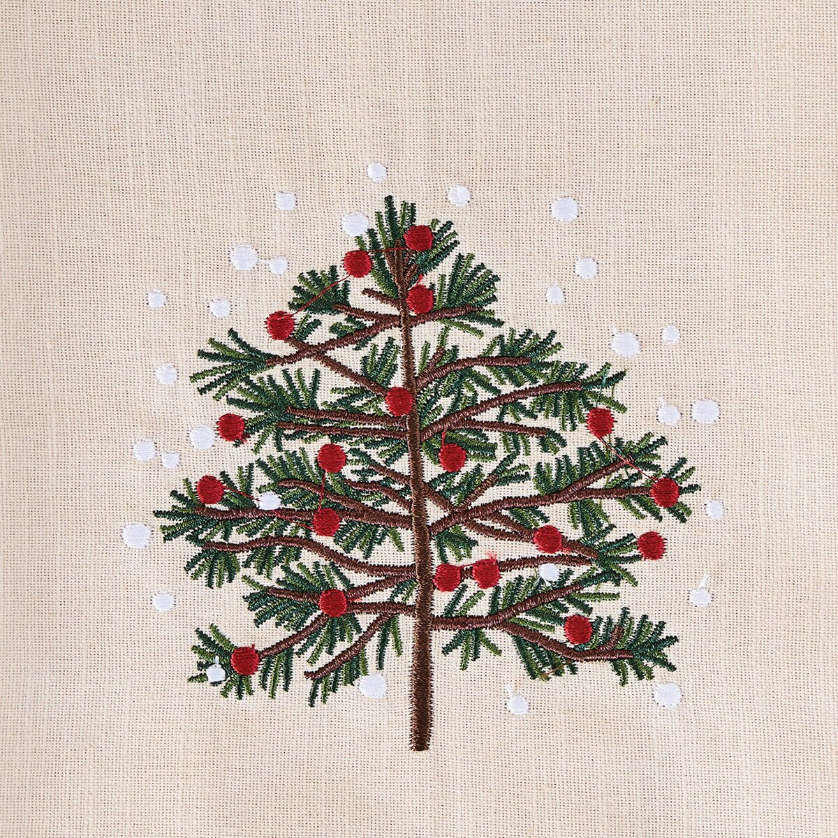 Christmas Tree & Snowflakes Dishtowel - Image 3