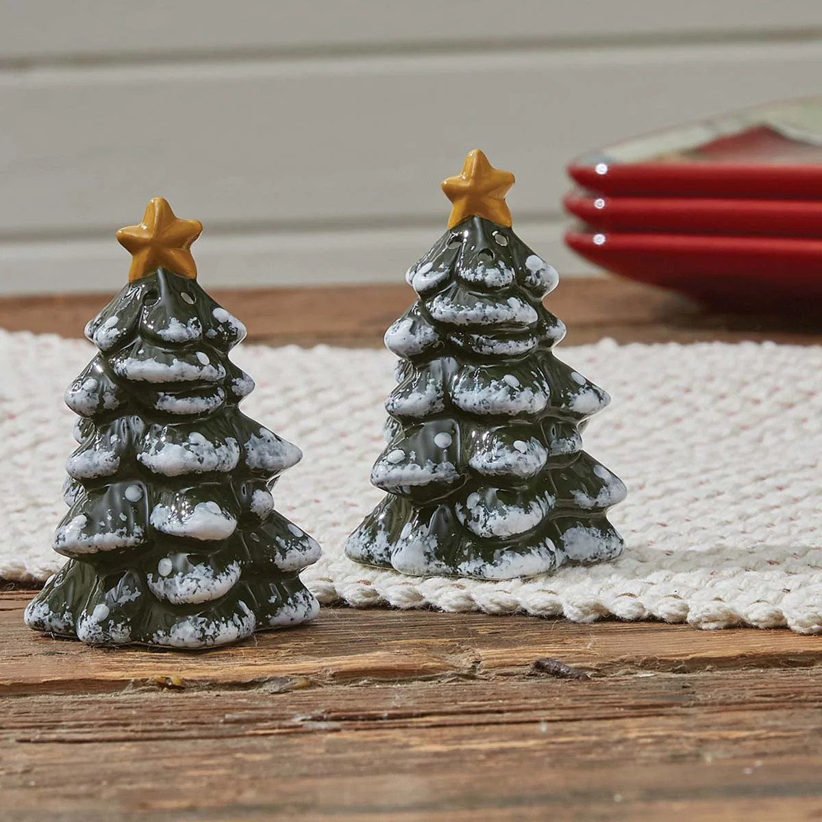 Christmas Tree Salt & Pepper Shaker Set