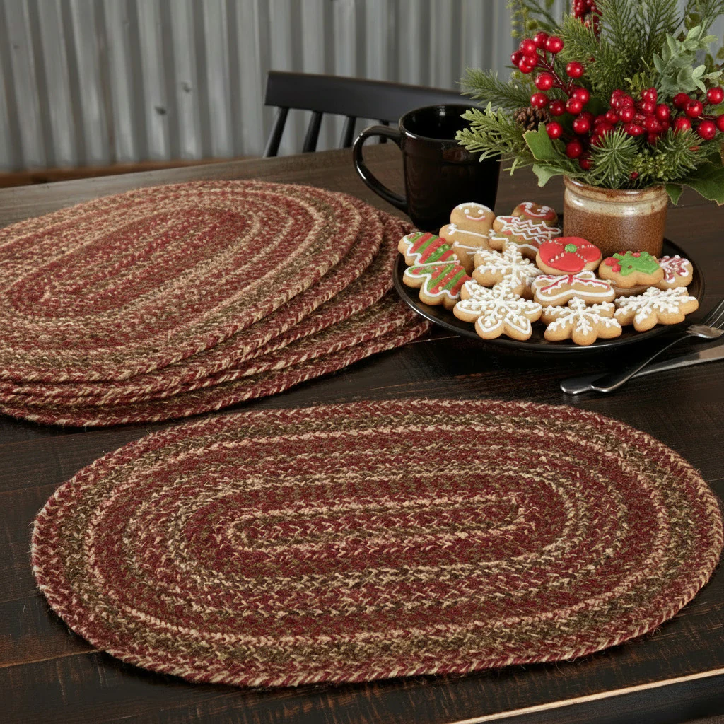 Cider Spice Braided Placemats - Set of 6 - Image 3