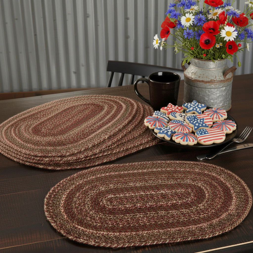 Cider Spice Braided Placemats - Set of 6 - Image 4