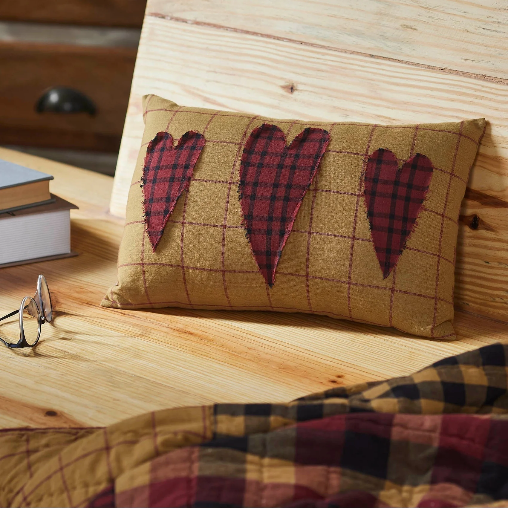 Correll Heart Primitive Throw Pillow - Image 3