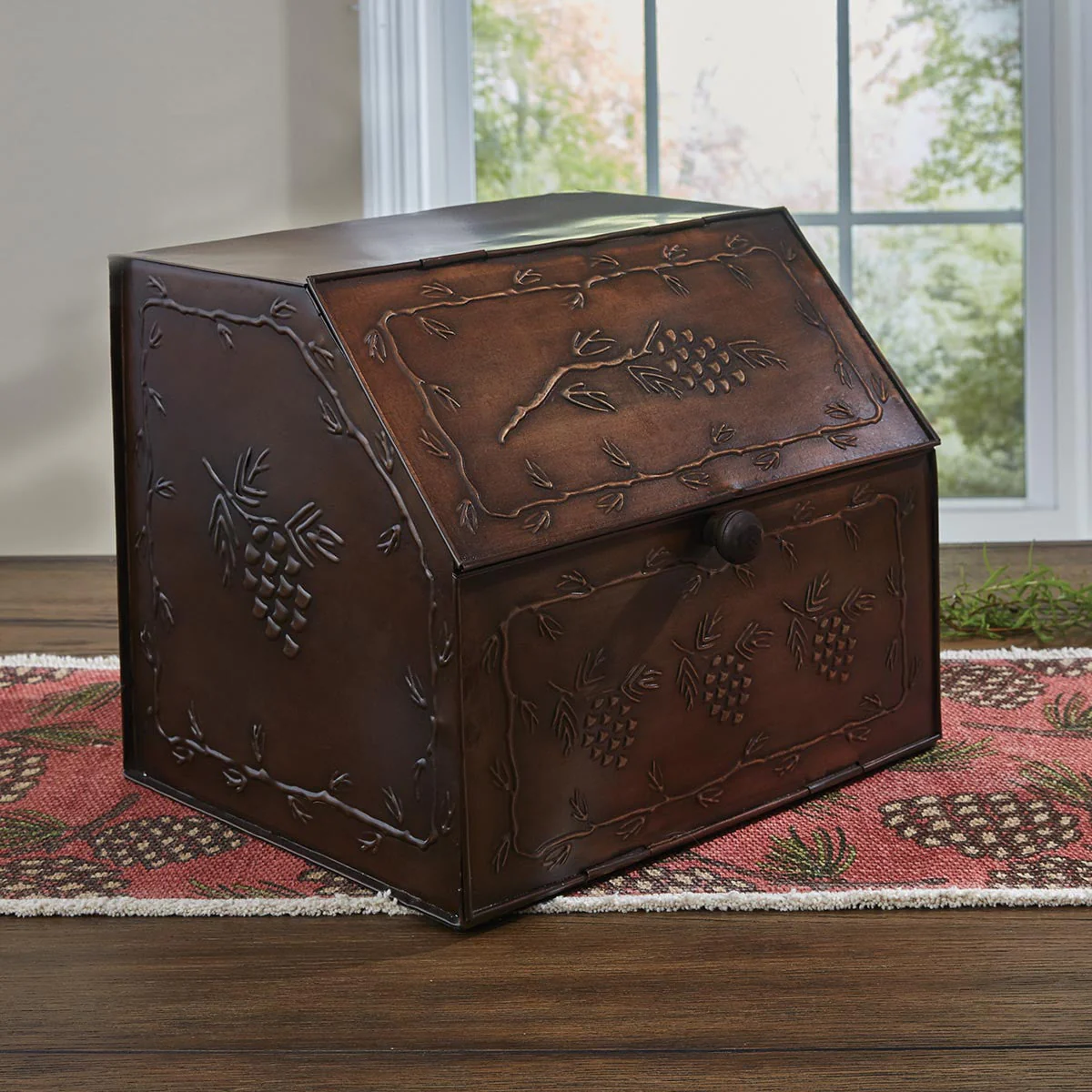 Copper Pine Bread Box - Image 2