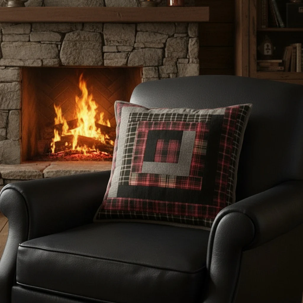 Boone Trace Patchwork Pillow - Image 2