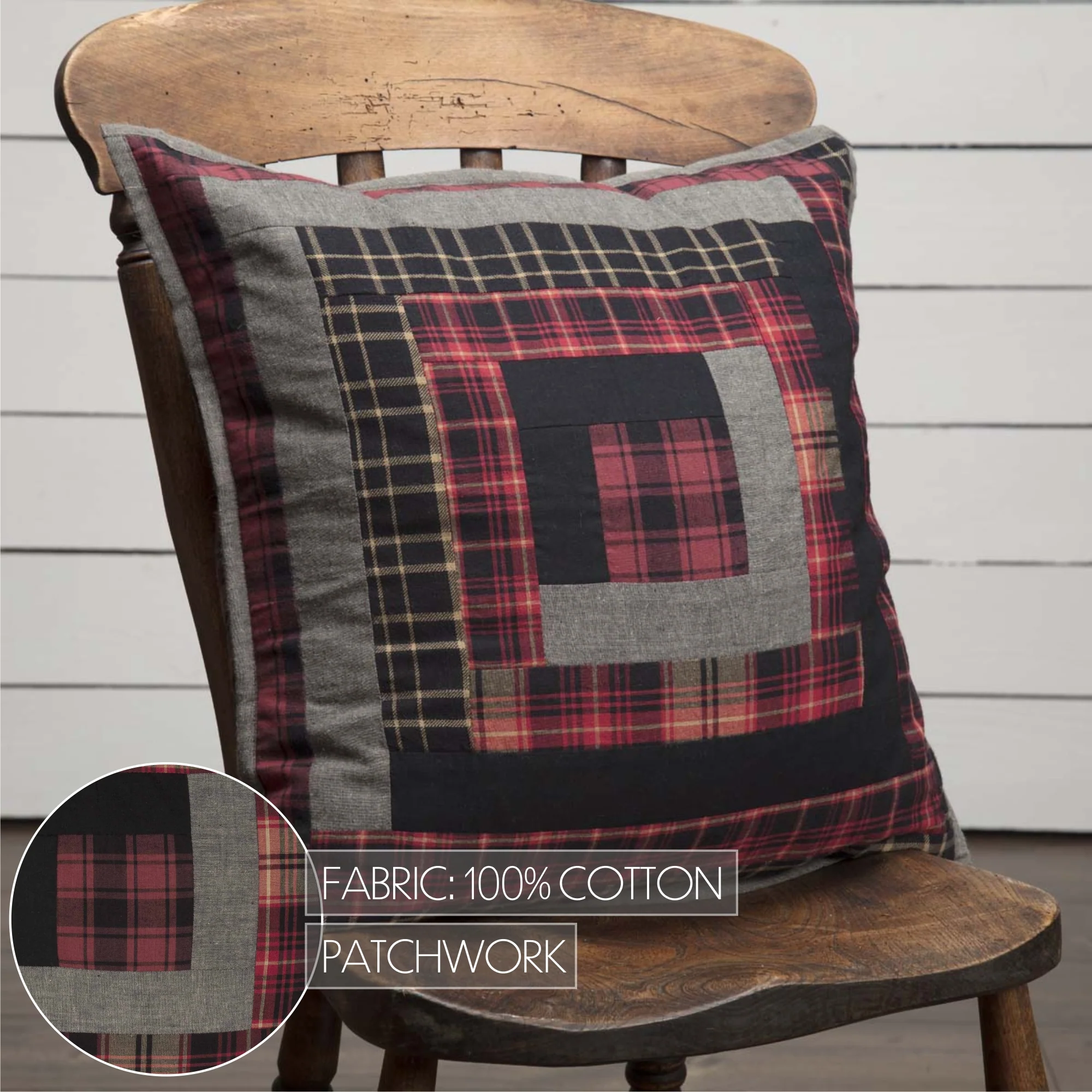 Boone Trace Patchwork Pillow - Image 5