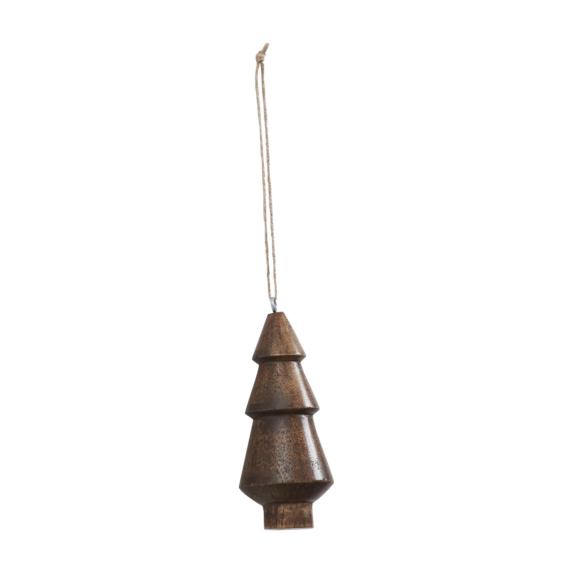 Dark Finish Three-Tiered Hand Turned Tree Set of 6 - Image 2