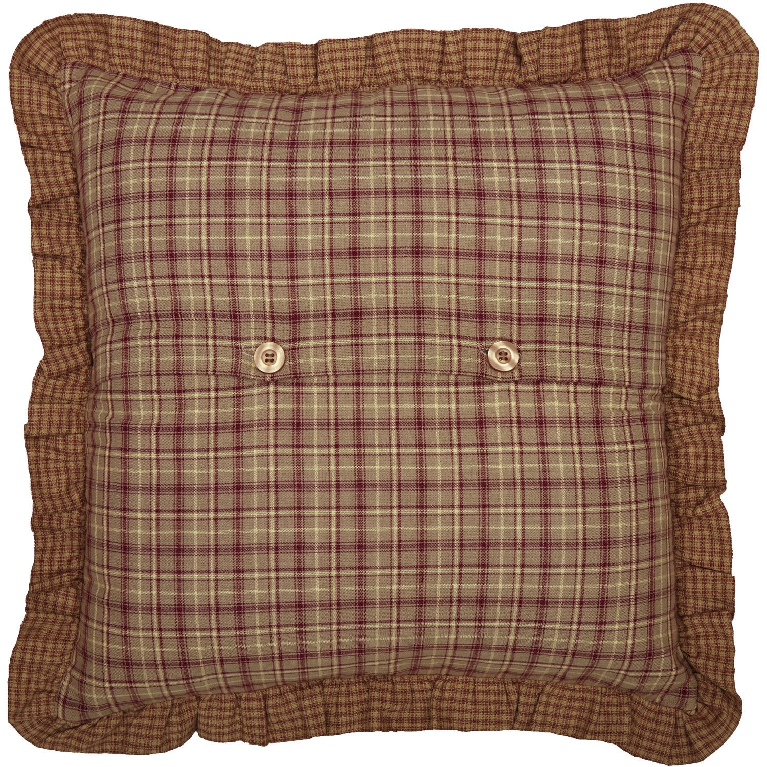 Woodland Brown Burgundy Star Pillow - Image 10