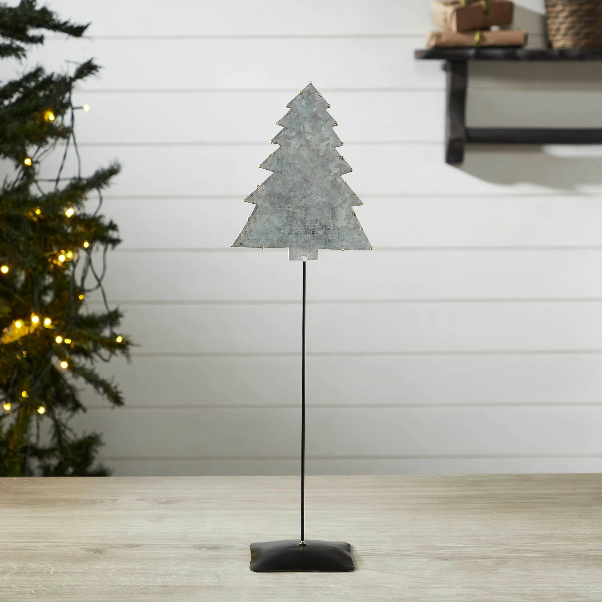 Galvanized Metal Christmas Tree