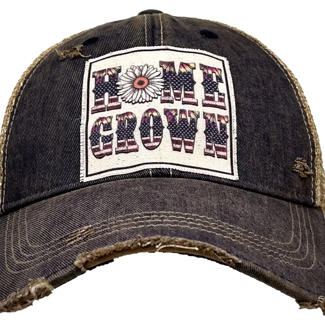 Distressed Trucker Cap - Home Grown - Image 2