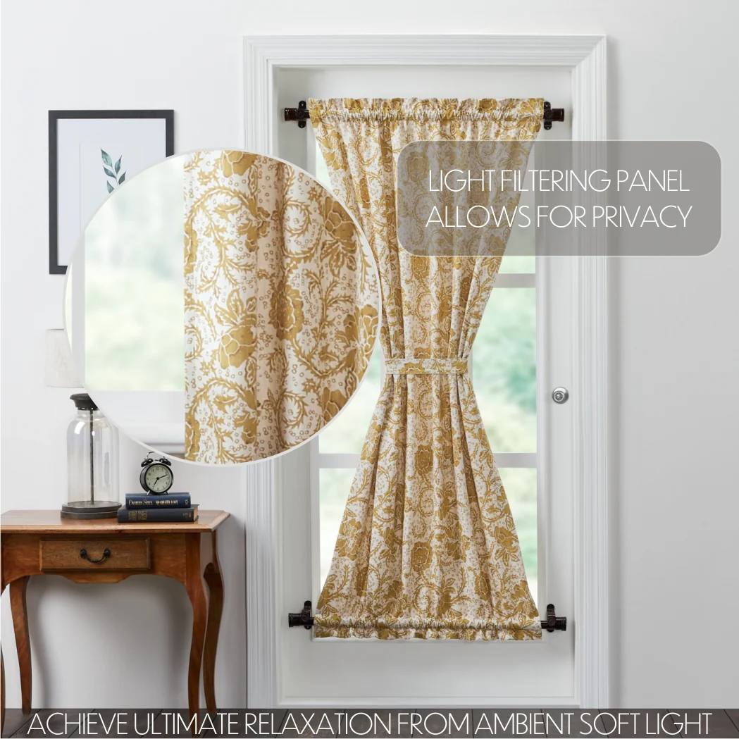 Dorsey Gold Door Panel Curtain - Image 3