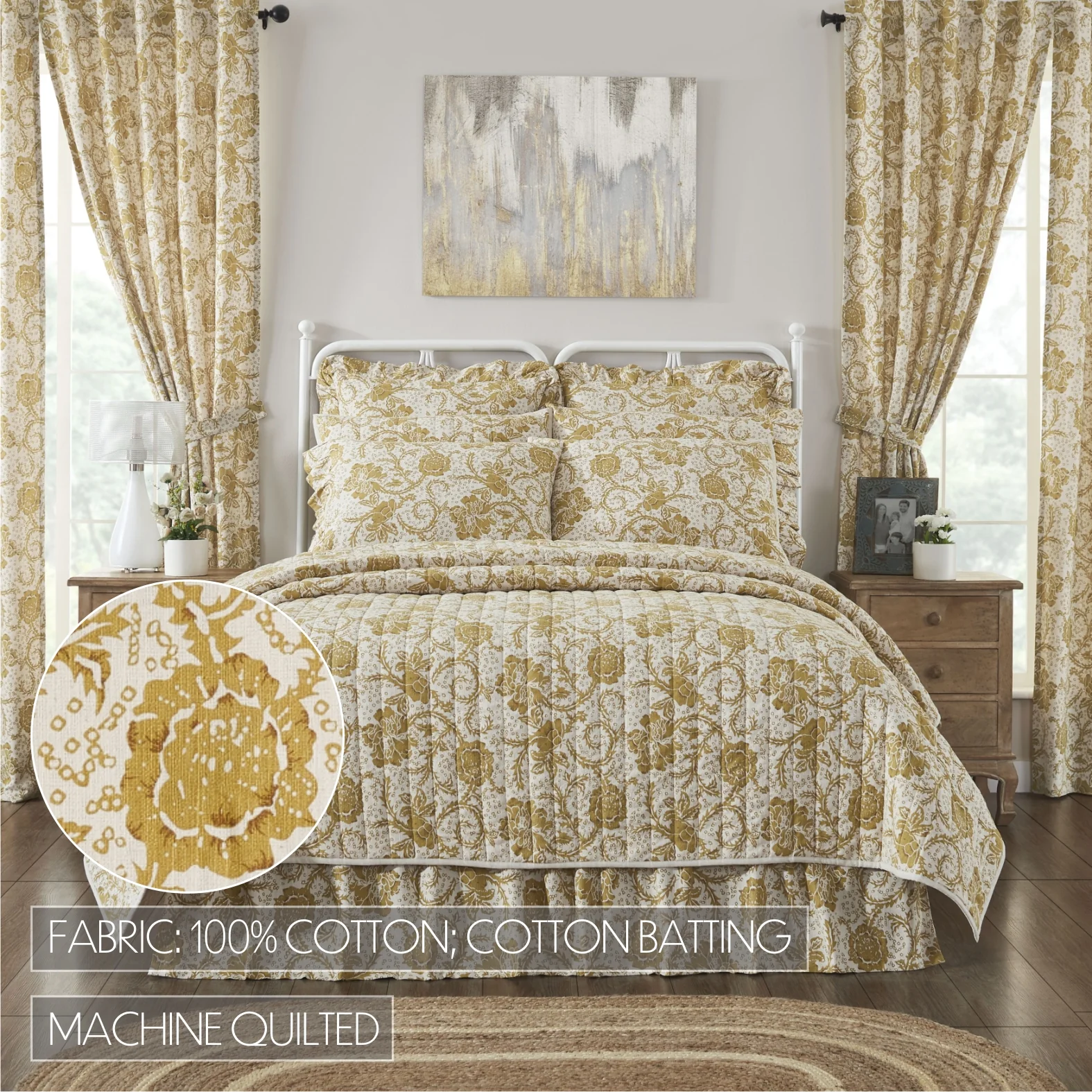 Dorsey Gold Quilt - Image 4