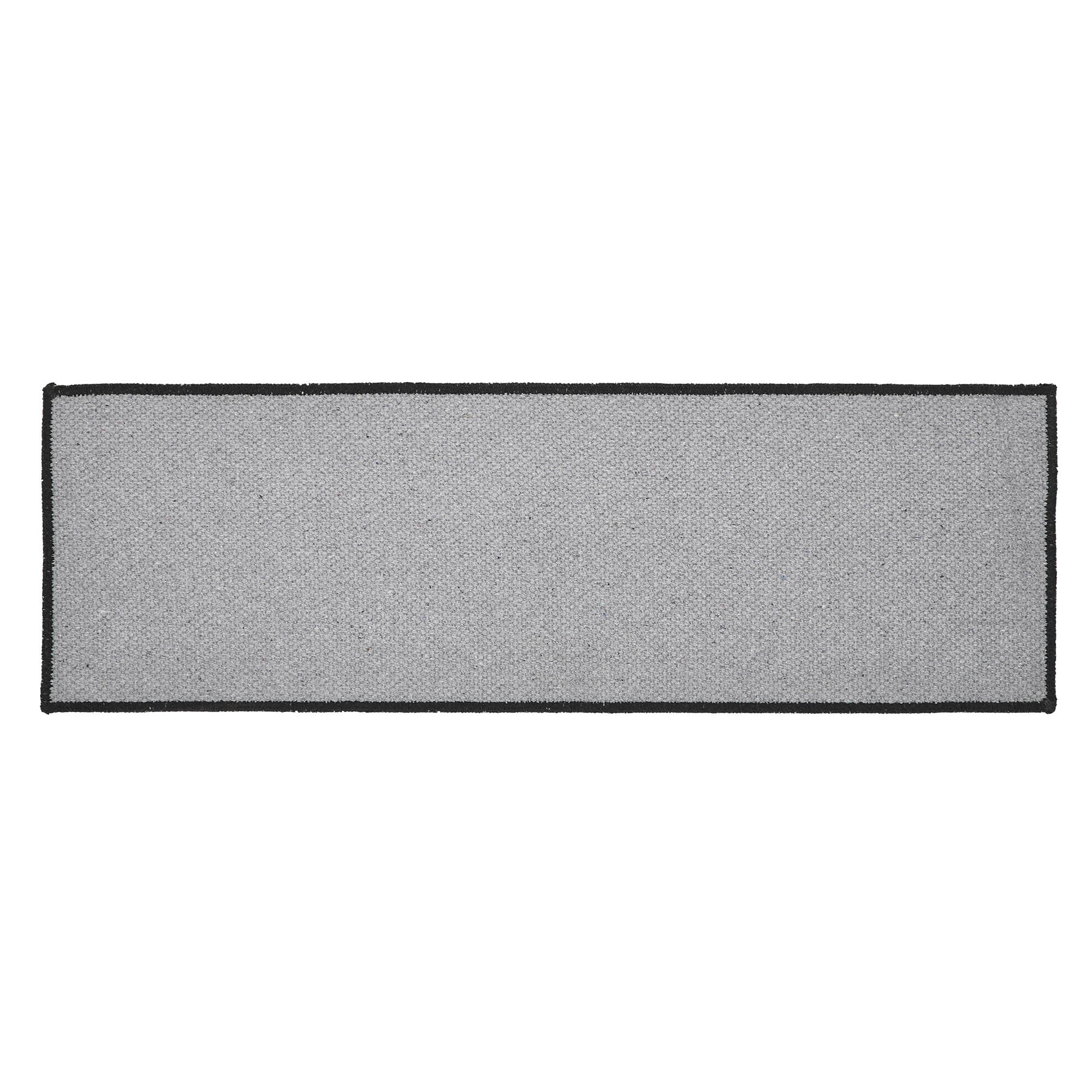 Black Check Border Stair Tread Rug - Image 6